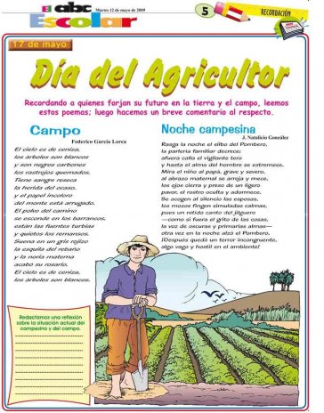 Dia Del Agricultor Costarricense Profe Yano